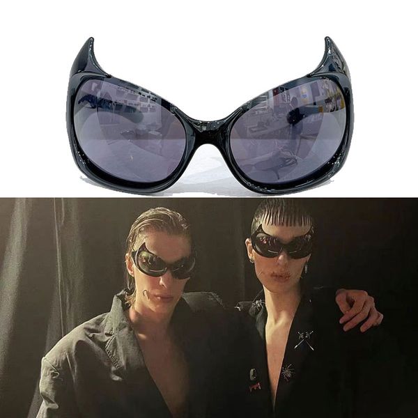 Men de la marque BB 0284 Lunettes de personnalité de la mode Cat-Eye Frame Designer Sunglasses pour femmes Boîte originale de style classique