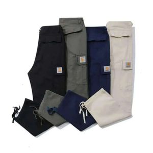 Surdimensionné hommes Carhart Designer pantalon classique décontracté ample salopette multi-fonctionnel poche pantalons de survêtement mode 2024