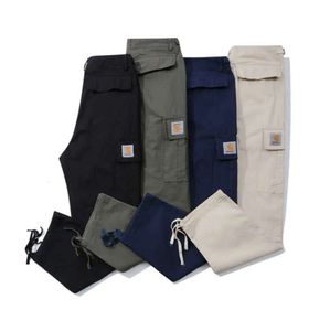 Pantalons surdimensionnés pour hommes, salopette décontractée, pantalons multifonctionnels, pantalons de survêtement à poches, 9917ess