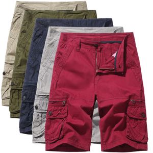 Des vêtements de travail pour hommes surdimensionnés avec plusieurs poches, des shorts lâches de 5 pouces, un pantalon de plage, des shorts décontractés