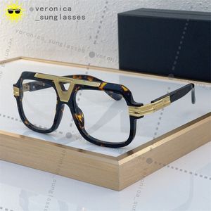 Cadre optique de concepteur carré surdimensionné verrures d'objectif clair clair pour hommes et femmes Prescription Eyewear Style Myopia Myopia Presbyopic Mod657 avec boîte