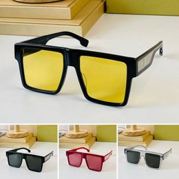 Oversized vierkante zonnebril voor Womens Multi Tinted Frame Stijlvol geïnspireerd 4956 Goggle Shape Shield Vizier Zonnebril Sexy Retro Outdoor Reizen Lentes de Sol