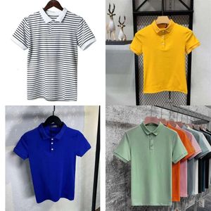 Oversized zomer heren kleurblokkering revers revers korte mouwen mesh rood gepersonaliseerd geborduurd poloshirt veelzijdige trendy ins toonaangevend t-shirt