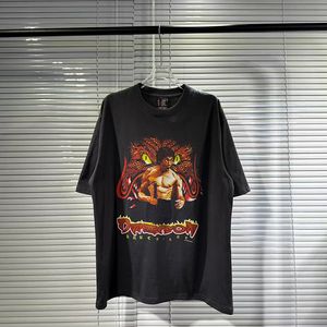 T-shirt d'été surdimensionné pour hommes et femmes, Streetwear Vintage 1 qualité, impression graphique