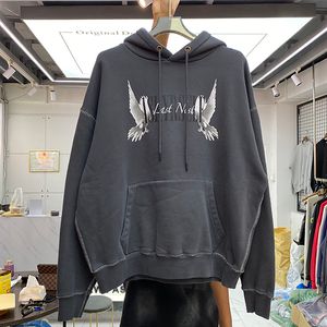 Oversized sweatshirt mannen geprinte sweatshirts hoodie herfst winter fleece pullover echte foto's