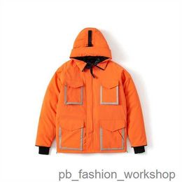 Ovo Down Jacket Parkas Designer Mens Ovo Puffer Jacket North Winter Manteau à capuche Canda Goose Owl Co-branding Épaissir Vestes chaudes Hommes Vêtements réfléchissants 1 KCJ0 EXH9