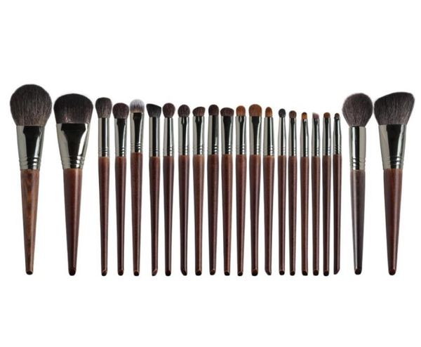 OVW 2224 PCS pinceaux de maquillage ensemble outils professionnels poudre de cheveux de chèvre fard à joues fard à paupières mélange fond de teint cosmétique pour maquillage 207125434