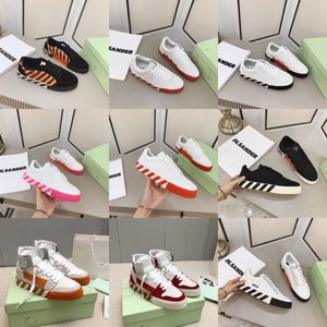 OW Low Off Toile Blanc Noir Rose Bleu Rouge Orange Foncé Flèche Conseil Femmes Hommes Designer Casual Chaussures Haut Baskets Vulcanisées