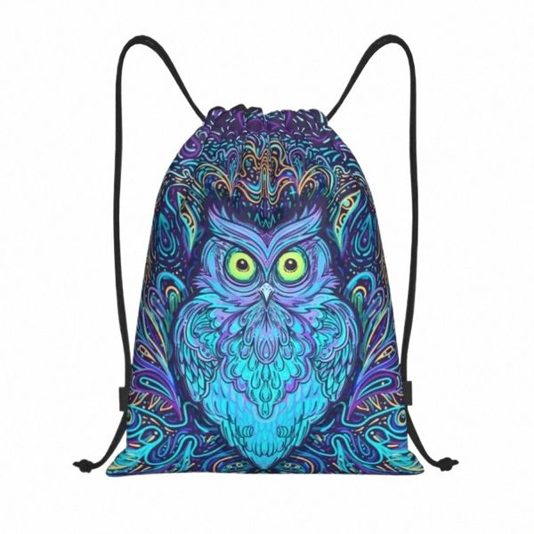 Choul Mandala Sac à crampons femmes hommes pliables sportives gymnase Sackpack Animal Training Storage Backpacks J3EZ #