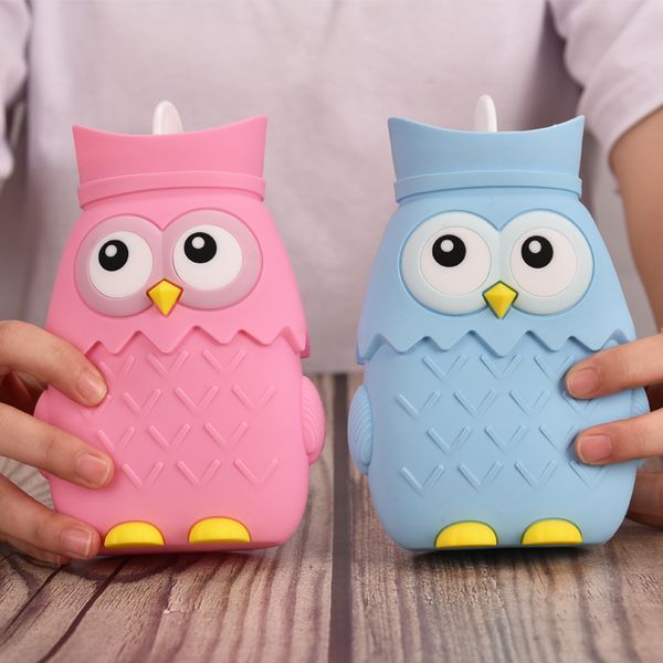 Chauffe-mains en silicone en forme de hibou - Réutilisable, portable et confortable