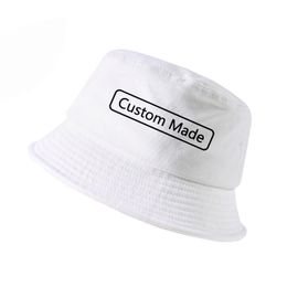 Chapeau seau sur mesure pour hommes et femmes, chapeau de pêcheur imprimé, panama