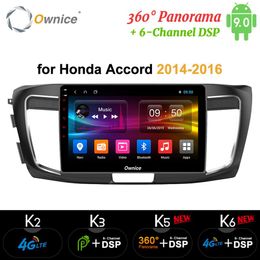 Ownice 10 1 Android 9 0 Auto DVD Radio Speler GPS Navi k3 k5 k6 voor HONDA Accord 9 2014 2015 2016241B