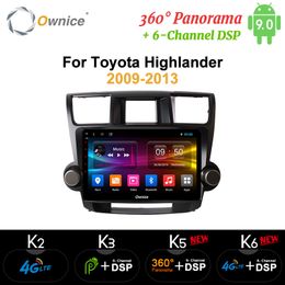Ownice 10.1 "autoradio DVD GPS Navi K3 K5 K6 pour Toyota HIGHLANDER 2009 2013 2014 2015