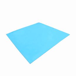 Tapis de camping en tissu Oxford bleu clair tapis imperméable tissu de hangar anti-pluie