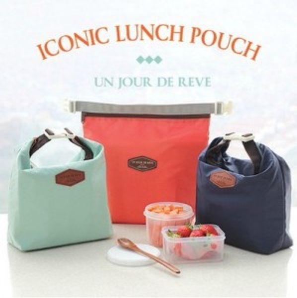 Pochettes à déjeuner en tissu Oxford, sacs isothermes portables, paquets de pique-nique en plein air, paquet en aluminium, pack de glace, vente en gros