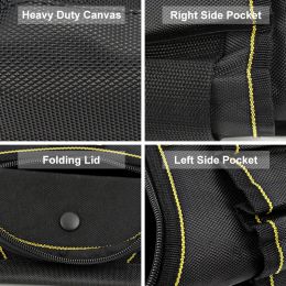 Bolsa de almacenamiento multifuncional de tela Oxford Paceta de cintura Herramienta de reparación de hardware Cinturón de herramientas de bolsillo de la cintura