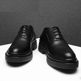 Oxford Evening Business Leather Brog Dress Chaussures officielles pour hommes Zapatos Hombre de Vestir Formal B MAL