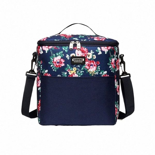 Oxford Hot Cooler Bolsa de almuerzo femenina Impreso aislado Hombres Comida térmica Picnic Bolso Portátil Hombro Caja de almuerzo Tote l0Xs #