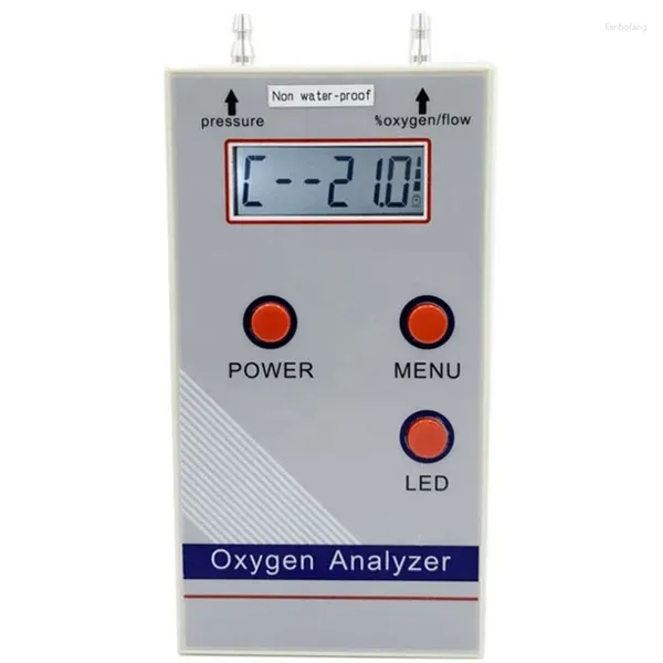 Oxygen Analyzer Professional Portable O2 Concentration Metter Detector 21% - Gas EU Plug Installer facile