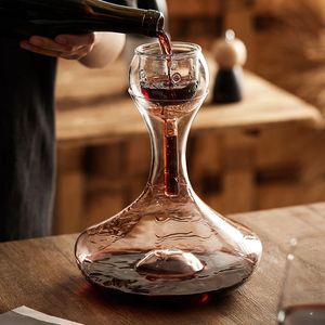Oxygène Enrichied Red Wine Decanter Home Creative Fast Luxury Wind Crystal Glass Accessoires 240419
