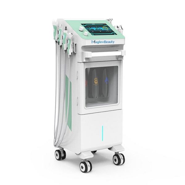 Machine faciale à oxygène, appareil de thérapie du visage, nettoyage en profondeur du visage, rajeunissement de la peau, Peeling au jet d'eau, équipement de beauté multifonctionnel vertical