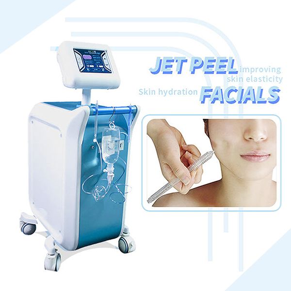 Thérapie faciale à l'oxygène Machine de soins de la peau Oxygène Jet Peel Peel Skin Rajeunnation Équipement de rajeunissement pour le traitement de l'acné de dissolvant des rides