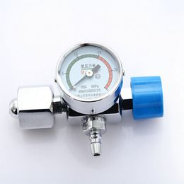 Manomètre d'oxygène, Table de réduction de pression, cylindre d'oxygène, vanne à compteur unique, vanne montante pour Aquarium