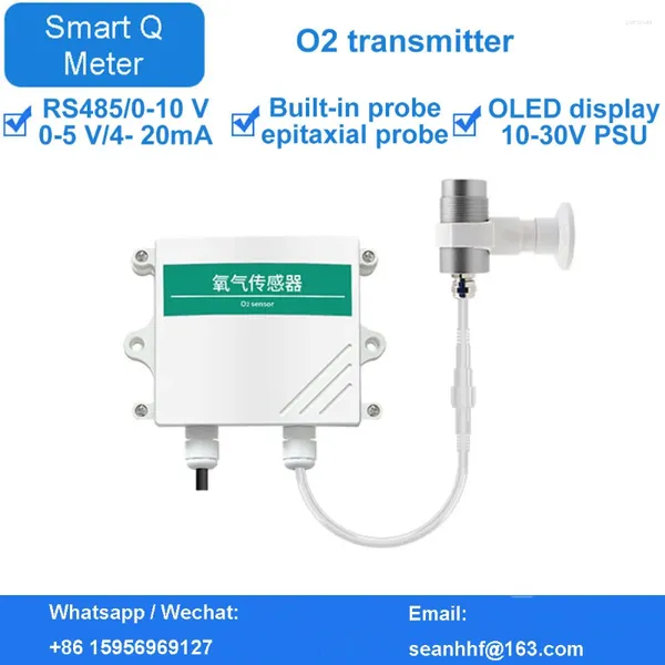 Capteur d'oxygène RS485, détection de Concentration d'air, fuite de gaz 4-20mA, transmetteur O2