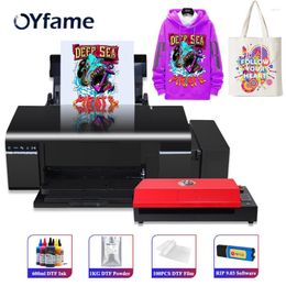 OYfame A4 DTF Printer Impresora L805 Transfer Voor Kleding Jeans Hoodies Print T-shirt Drukmachine
