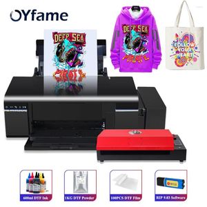 Impresora OYfame A4 DTF, Impresora L805, transferencia para ropa, Jeans, sudaderas con capucha, máquina de impresión de camisetas