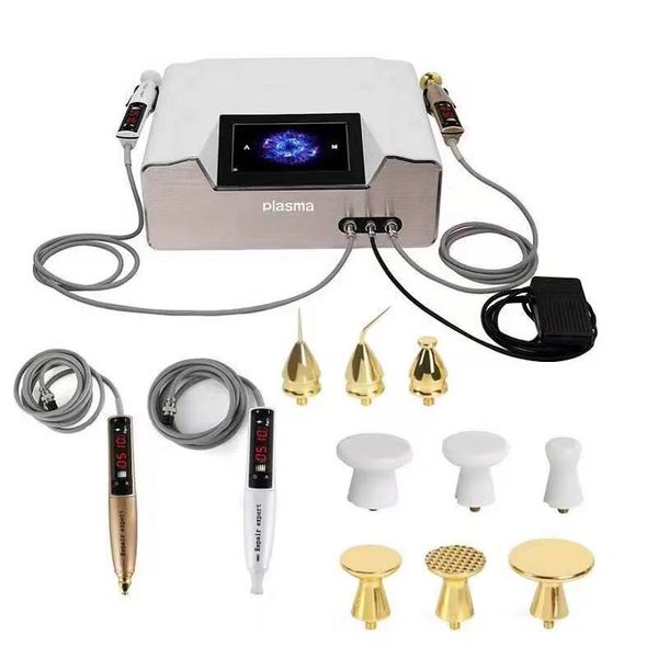 Machine de douche à Plasma 2 en 1, stylo à Jet d'ozone à Plasma froid fractionné, élimine les taches d'acné, levage des yeux, stylo à Plasma professionnel, Machine de traitement de Surface