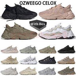 Originals Ozweego Celox Chaussures Designer Og Chaussures de course pour hommes Baskets décontractées Baskets chaudes Femmes Papa Cloud Blanc Noir Bliss Carbon Plate-forme Athlétique Taille 36-45