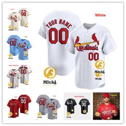 Ozzie Smith Jersey 6 Stan Musial 36 Jim Kaat 45 Bob Gibson 23 Ted Simmons 9 ENOS Slaughter 42 Bruce Sutter 50 Adam Wainwright Custom Cousted Baseball Jerseys