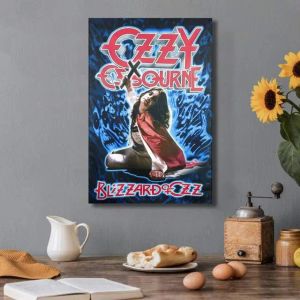 Ozzy Osbourne Band Art Poster Heavy Metal Band Rock Canvas Painting Wall Art Picture Print Modern Family Slaapkamer Decor Posters