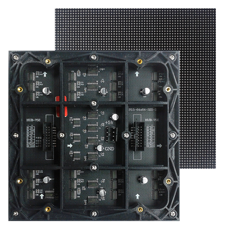 Module d'affichage à LED d'intérieur polychrome P 2.5160*160mm module SMD 1515 à matrice de points avec panneau d'affichage