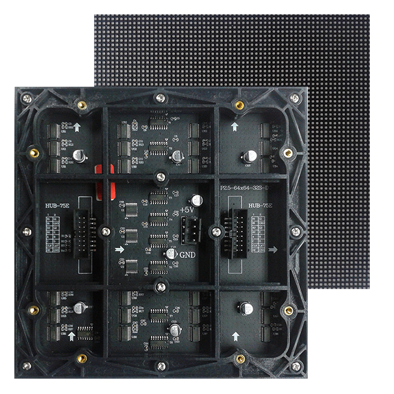 Modulo display LED per interni a colori P 2.5 Modulo SMD 1515 a matrice di punti 160 * 160mm con cartellone pubblicitario