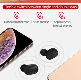 P A6S TWS Auriculares Bluetooth inalámbricos auriculares PK Xiaomi Redmi Airdots Auricidades de cancelación de cancelación de Blutooth para todos los teléfonos inteligentes 850
