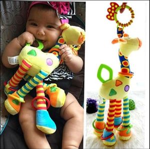 P Dolls Jouets pour bébés Développement de bébé Girafe Clochettes d'animaux Hochets Poignée Poussette Suspendue Anneau de Dentition 0-12 Mois Drop Livraison Ot3Cq