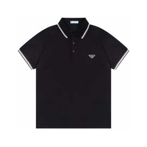 P Family High Edition Édition Standard Complète Assortie Affaires Loisirs Quotidien Été Nouveau POLO à Manches Courtes pour Hommes et Femmes Même Coton POLO