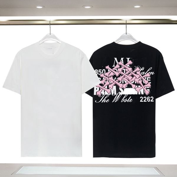 P020925 Camiseta de diseñador de edición limitada de nuevas camisetas ropa de calle camisa de moda de verano diseño con estampado de letras garabateadas