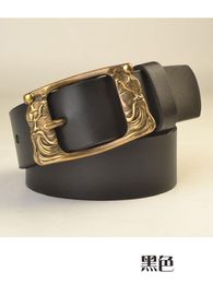 P120 MEN039S Women039S Fashion Designer Belt echte lederen riemen Breedte 7cm1882508