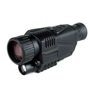 P1S-0540 Dispositif de vision nocturne Caméra de reconnaissance de chasse infrarouge Zoom 5x Télescope numérique infrarouge monoculaire dans l'obscurité HD Infrarouge 240116
