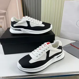 P21/3Model 2023 Designer Heren Casual schoenen Lichtgewicht Ademende Men Schoenen Flat Vaces-up Men Sneakers White Business Travel Tenis Masculino schoenen