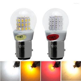 P21/5W S25 4W Led verre clair lampe voiture frein queue ampoule Auto indicateur lumière rouge jaune blanc 12 volts Canbus