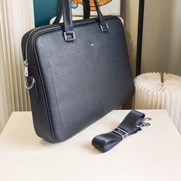 P230-2 Version élevée Mencase de maison Black Handbag How Hide Material Top Mardware Accessoires Fashion Lody-Style Crossbody Mand peut être taille 39x28x7