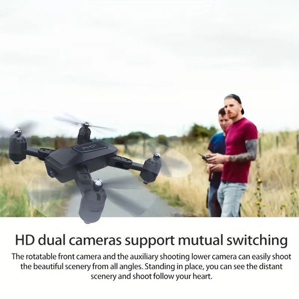 Drone P30 Plus avec caméra 1080P pour enfants et adultes, drone avec caméra WiFi FPV 2,4 G RC Quadcopter, prise/décollage à une touche, maintien d'altitude, retournement 3D avec tutoriel vidéo