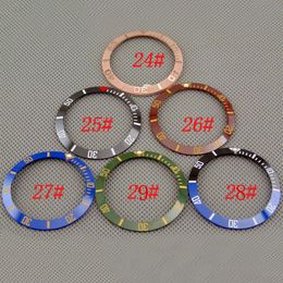 Lunette en céramique P300 rouge noir bleu vert, compatible avec GMT automatique 40mm, Support de montre, vente au détail et en entier249d