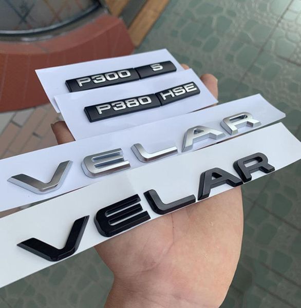 Emblema de letras de barra P300S P380SE P380HSE P300 P380 S SE HSE para Range Rover VELAR, logotipo de maletero, pegatina de guardabarros RDYNAMIC 5016809