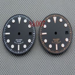 P355 356 Corgeut 30,5 mm zwarte wijzerplaat geschikt voor Miyota8205 8215 ETA 2824 Mingzhu 2813 Horloge van hoge kwaliteit eenvoudig ontwerp Dial2850