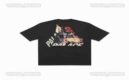 P3K9 3D Triangle Dober Dog Casual Mens and Womens Short Manches T-shirt Digner Fashion Palacs Classic Loose Summer High Street 6507360